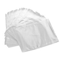 100 db 25x35 cm-es dombornyomott vákuumzsákos készlet, ideális tároláshoz vagy előkészítéshez, átlátszó