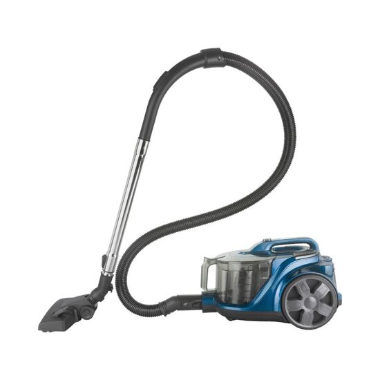 Porzsák nélküli porszívó HAUSBERG HB-2821BL, 2400W, multiciklon, száraz szívás, űrtartalom 3 liter, HEPA szűrő, fordulatszám szabályzó, automatikus kábeltekercselő, kék-fekete