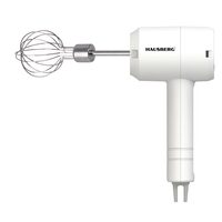 HAUSBERG HB-4110 hordozható kézi mixer, 20W teljesítmény, 3 sebesség, 800mAh akkumulátor, fehér