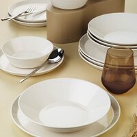 FORZA asztali felszolgálás, 24 db, 6 személyes, porcelán, krém, kutahya porcelán