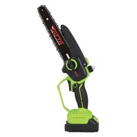 Mini láncfűrész TATTA TD-5310, elektromos fűrész akkumulátorral 8&quot;, 21V, hordozható, favágó, kompakt