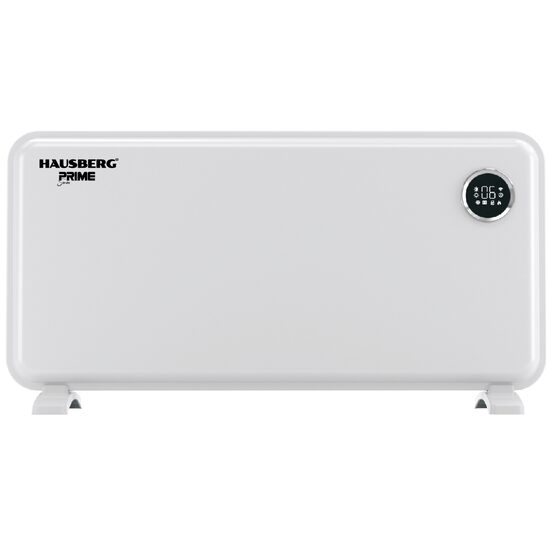 Digitális elektromos padlókonvektor HAUSBERG HB-8215, 2000W, 2 teljesítményszint, távirányító, termosztát, fehér