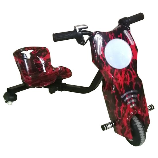 Elektromos drift tricikli gyerekeknek HAUSBERG HB-KD04RS, Bluetooth, 3 sebességfokozat, hátsó felfüggesztés, autonómia 8-12 km, töltés típusa 3h, tartozékok 