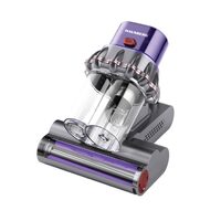 Atka elleni UV porszívó multifunkcionális digitális kijelzővel HAUSBERG HB-2022MV, 600 W, UV sterilizálás, negatív ionok, ultrahangos tisztítás, lila-szürke