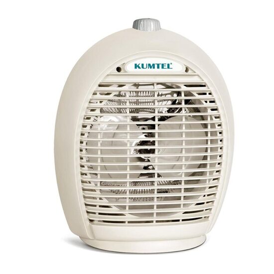 KUMTEL A6331 fűtőventilátor, 2000 W, 3 hőmérséklet-beállítás, biztonsági elzáró rendszer, MIX szín