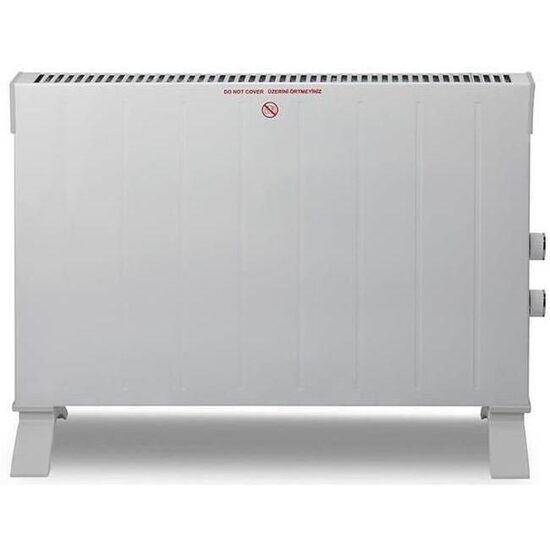 Kumtel Luxell C2947 elektromos konvektor, 2500W, állítható termosztát, biztonsági rendszer, csendes, Fehér