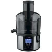 Digitális gyümölcscentrifuga HAUSBERG HB-7545IN, 800-1000 W, 85 mm, 1L cellulóz, 5 sebesség, rozsdamentes acél fekete/rozsdamentes