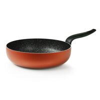 FLONAL Pepita Granit tapadásmentes mély WOK serpenyő 6 rétegű Mineralit kő hatású bevonattal, 28cm
