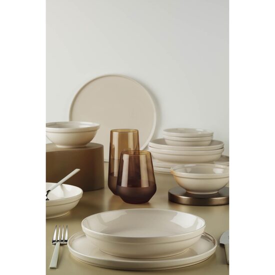Kutahya Porselen FIT-C 18 részes étkészlet 6 személyes krémporcelánból