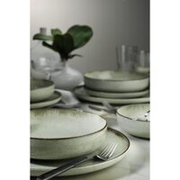 Kutahya Porselen Moderna 18 részes étkészlet 6 személyes zöld porcelánból