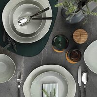 Kutahya Porselen SOHO 18 részes étkészlet 6 személyes zöld porcelánból