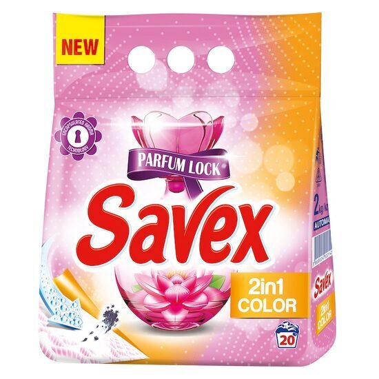 Savex Premium Color automata mosószer, 2 kg