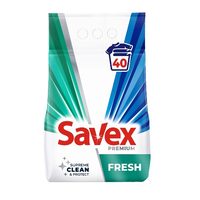 Savex Premium Fresh automata mosószer, 40 mosás, 4 kg