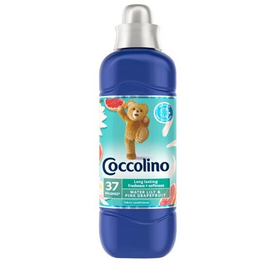 Coccolino Water Lily &amp; Pink Grapefruit öblítő, 37 mosás, 0,925 l
