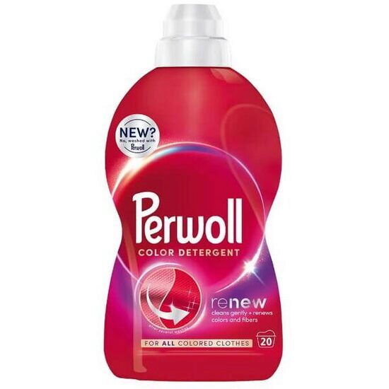 Perwoll folyékony mosószer színes ruhákhoz, 1000ml, 20 mosásra elegendő