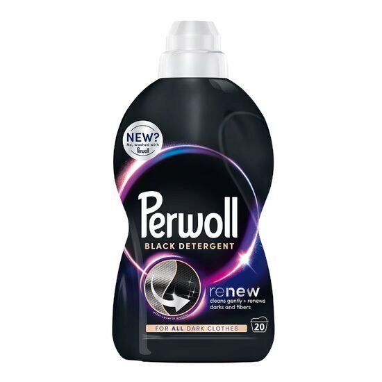 Perwoll Renew Black folyékony mosószer, 20 mosásra, 1000 ml