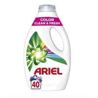 Ariel Color Clean &amp; Fresh folyékony mosószer, 40 mosás, 2L
