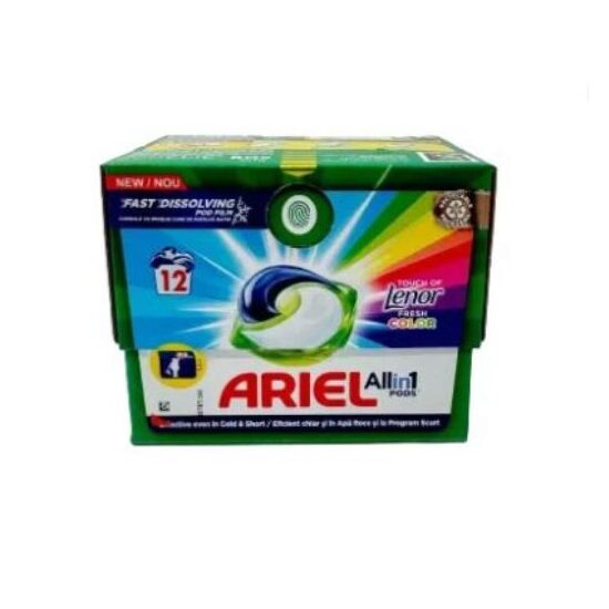 Ariel Lenor Color 12 mosáshoz Eco Box mosószer kapszula