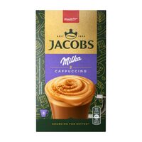 Jacobs Cappuccino Milka Choco instant kávé, 8 tasak x 15,8 g