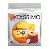 Jacobs Tassimo Morning Cafe kávékapszulák 16 kapszula, 5 darab