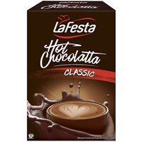 Instant forró csokoládé, La Festa Classic, 250 g, 6 darab