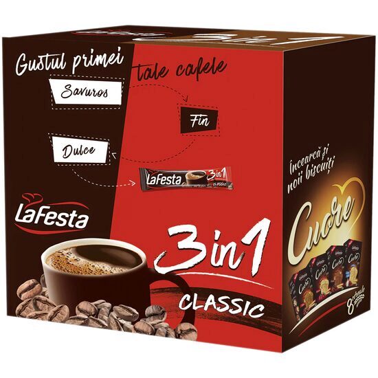 La Festa 3in1 Classic instant kávé 24x15.6g, 6 db
