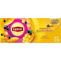 Lipton Mangó-Fekete ribizli tea, 20 tasak