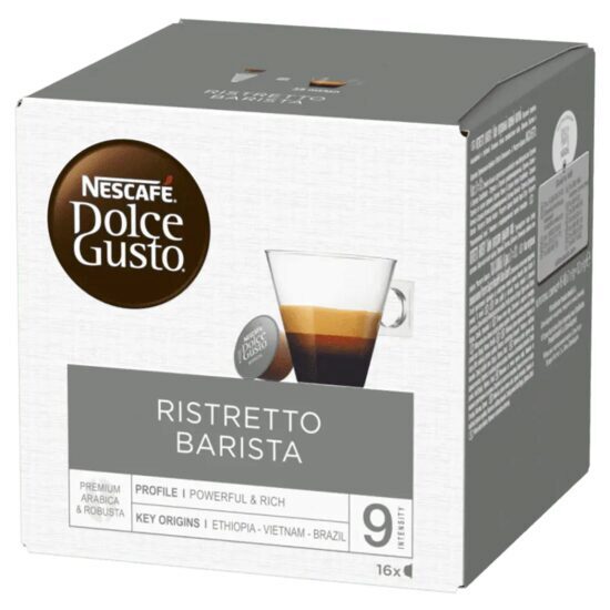 Ristretto Barista kávékapszula, Nescafé Dolce Gusto, 16 tabletta, 104g