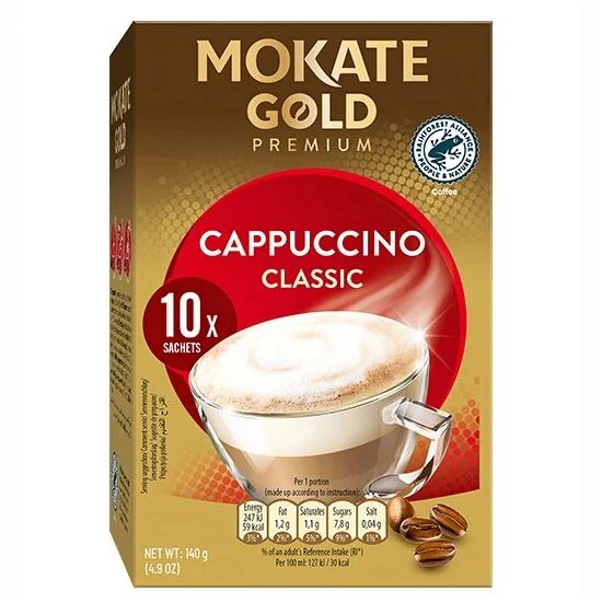 Mokate Cappuccino Classic instant ital 10x14g