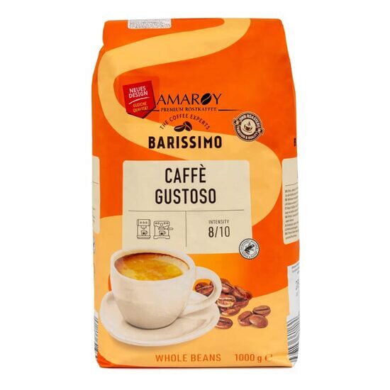 Amaroy Barissimo Caffe Gustoso kávébab, 1kg