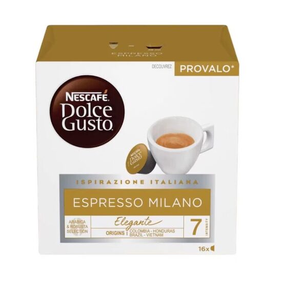 Nescafe Dolce Gusto Espresso Milano kapszula, 16 kapszula, 99,2 g, 16 darab