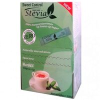 Természetes édesítőszer Sweet Control Stevia kivonat alapján, 100 tasak, 100 g