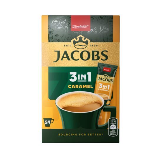 Jacobs 3in1 Karamellízű 11.2GR x 24 tasak