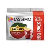 Tassimo Cafe Crema XL kávékapszulák, nagy kiszerelés, 24 ital x 215 ml