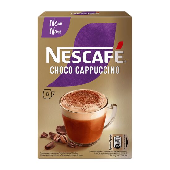 Nescafé Cappuccino Choco, 8 tasak, 112 g