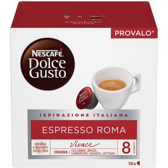 Kapszula Nescafe Dolce Gusto Espresso Roma, 16 kapszula, 99,2g