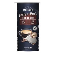 Kávékapszulák, Amaroy Barissimo Pads Espresso, 20 db, 140 g