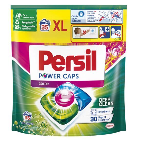 Persil Power Caps színes mosószer kapszulák, 35 mosáshoz