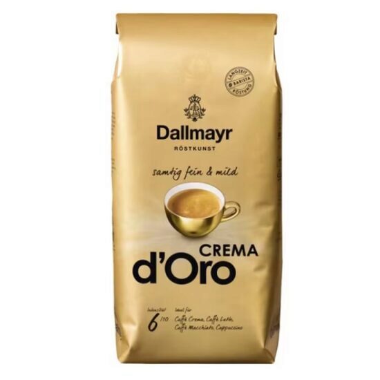 Dallmayr Kávébabok 1 kg Crema D&#39;Oro