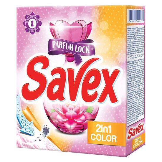 Savex 2in1 színes automata mosószer 300g