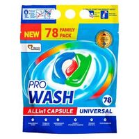 Mosószer kapszulák Pro Wash Universal 78 darabos