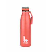 BAABN dupla falú, szigetelt termosz, 500 ml kempingezéshez, túrázáshoz, fitneszhez, rozsdamentes acél kulacs, szivárgásmentes