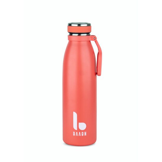 BAABN dupla falú, szigetelt termosz, 500 ml kempingezéshez, túrázáshoz, fitneszhez, rozsdamentes acél kulacs, szivárgásmentes