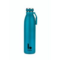 BAABN duplafalú, szigetelt termosz, 750 ml kempingezéshez, túrázáshoz, fitneszhez, rozsdamentes acél kulacs, szivárgásmentes