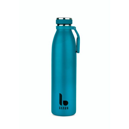 BAABN duplafalú, szigetelt termosz, 750 ml kempingezéshez, túrázáshoz, fitneszhez, rozsdamentes acél kulacs, szivárgásmentes