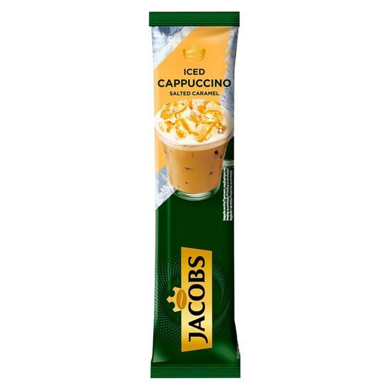 Jacobs Cappuccino Caramel instant kávé, 8 x 12 g