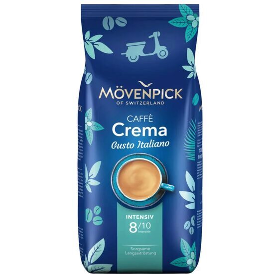Mövenpick Caffe Crema Gusto Italiano kávébab, 1 kg 